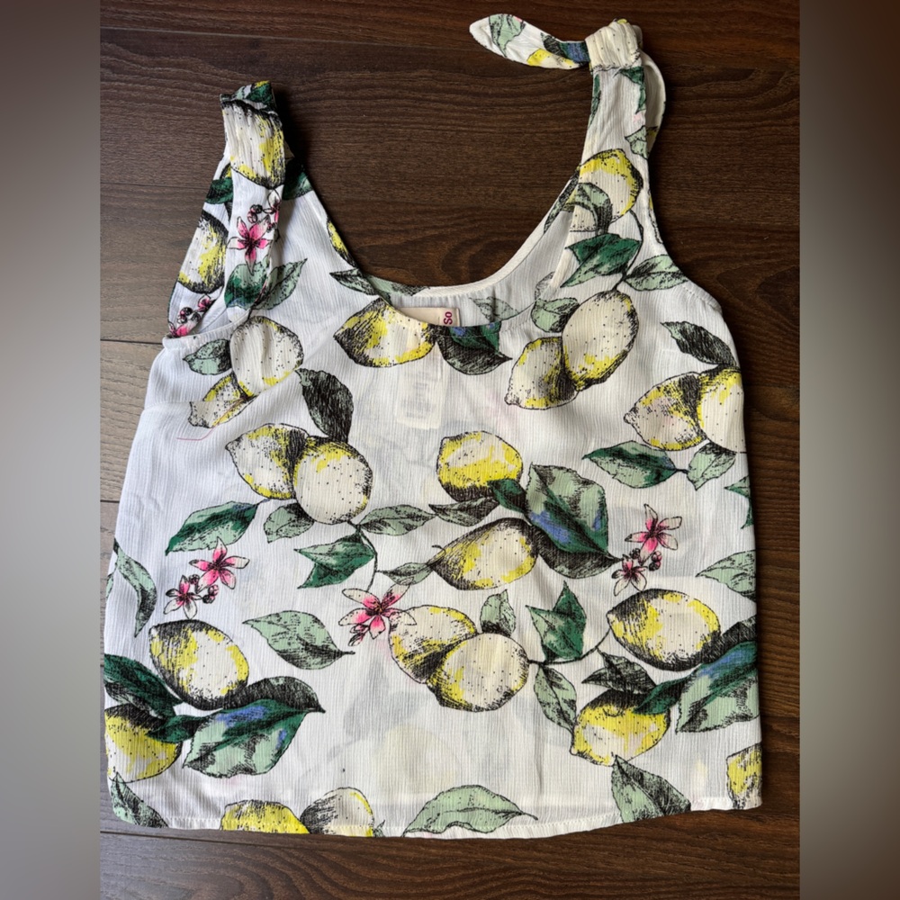 3/$12 Lemon tank top